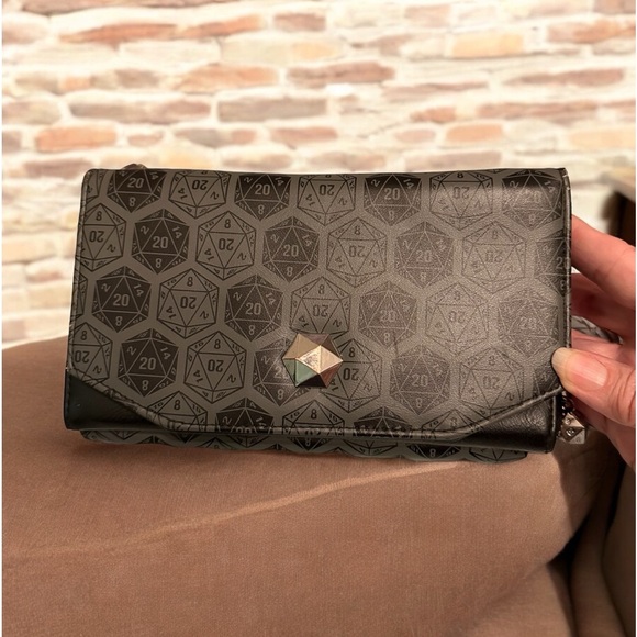 think geek Handbags - Think Geek Black Gaming Purse Wallet
Crossbody Clutch 4 In 1